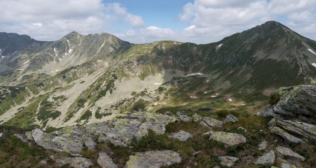 žiarske sedlo výhľad na Tri Kopy, Baníkov, Plačlivé